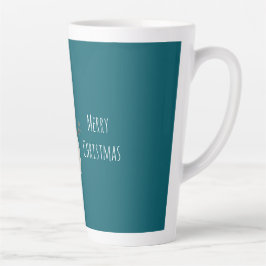 Grüner süßer Weihnachts-Schneemann Milchtasse