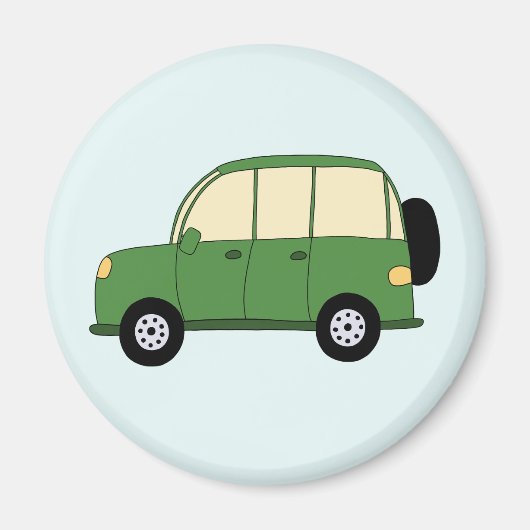 Grüner SUV Magnet (Vorne)