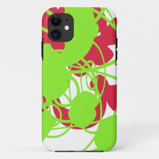 Grüner Swirl Case-Mate iPhone Hülle (Rückseite)