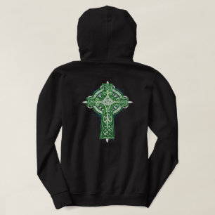 Grüner T - Shirt des keltischen Kreuzes