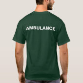 Grüner T - Shirt des Krankenwagens (Rückseite)