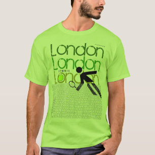 Grüner T - Shirt London-Tennis-Wimbledons