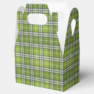 Grüner Tartan Geschenkschachtel