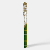 Grüner Tartan karierte Spitze Case-Mate iPhone Hülle (Rückseite / Links)