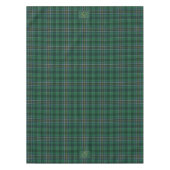Grüner Tartan-Karo-Monogramm Tischdecke (Vorderseite)