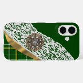 Grüner Tartan-Karostoff Case-Mate iPhone Hülle (Rückseite (Horizontal))
