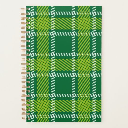 Grüner Tartan Planer (Vorderseite)