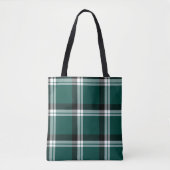 Grüner Tartan Tasche (Vorderseite)