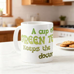 Grüner Tee Becher - Lustige Geschenkidee für Grüne Kaffeetasse