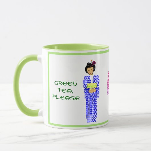 Grüner Tee bitte, Ocha kudasai Tasse (Links)