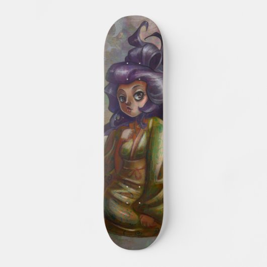 Grüner Tee-Geisha-Skateboard-Plattform Skateboard (Vorderseite)