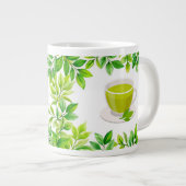Grüner Tee Jumbo-Tasse (Vorderseite Rechts)