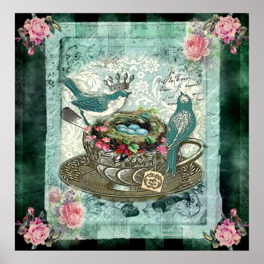 Grüner Tee Poster (Vorne)