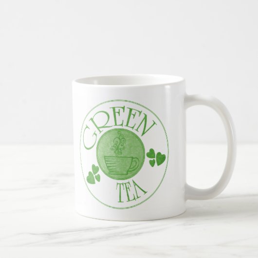 Grüner Tee-Tasse Kaffeetasse (Rechts)