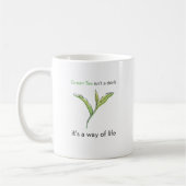 Grüner Tee-Tasse Kaffeetasse (Links)