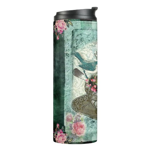 Grüner Tee Thermosbecher (Nach links gedreht)