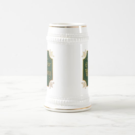 Grüner Tee Whiskey Bierglas (Mittel)