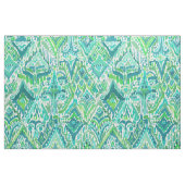 Grüner TEMPEL STAMMES- Boho schickes Ikat Aquarell Stoff (Fat Quarter (45,7 x 55,9 cm))