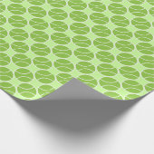 Grüner Tennisball Geschenkpapier (Ecke)
