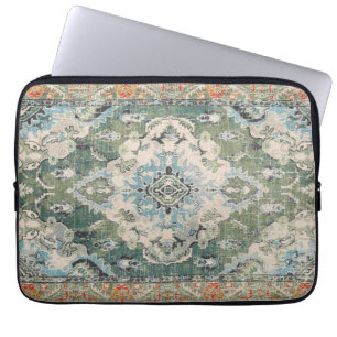 Grüner Teppich Laptopschutzhülle
