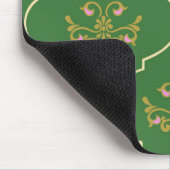 Grüner Teppich Mousepad (Ecke)