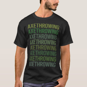 Grüner Text AX Axt Axt T-Shirt