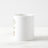 Grüner Text "Bitte nicht Die" Kaffeetasse (Mittel)