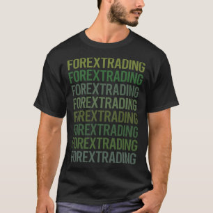 Grüner Text Forex Handel Trader T-Shirt