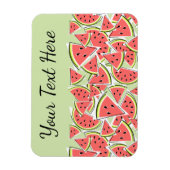 Grüner Text von Watermelon Magnet (Vertikal)