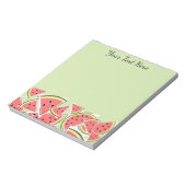 Grüner Text von Watermelon Notizblock (Rotiert)