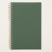 Grüner Texturierter 5,5x8,5 Planer für Zuhause ode (Vorderseite)
