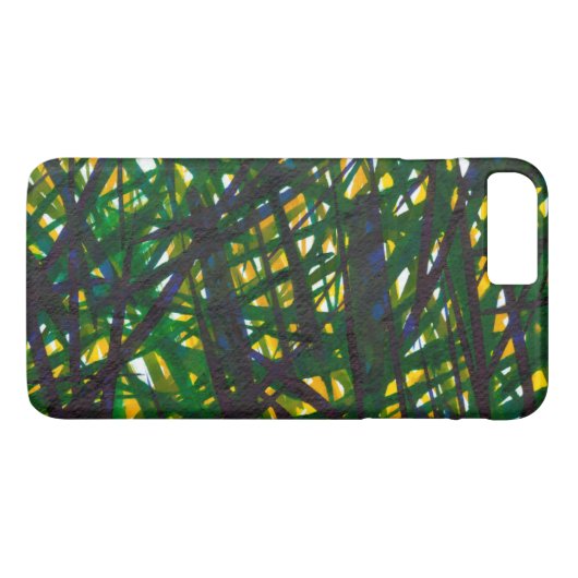 Grüner Thicket II Case-Mate iPhone Hülle (Rückseite (Horizontal))