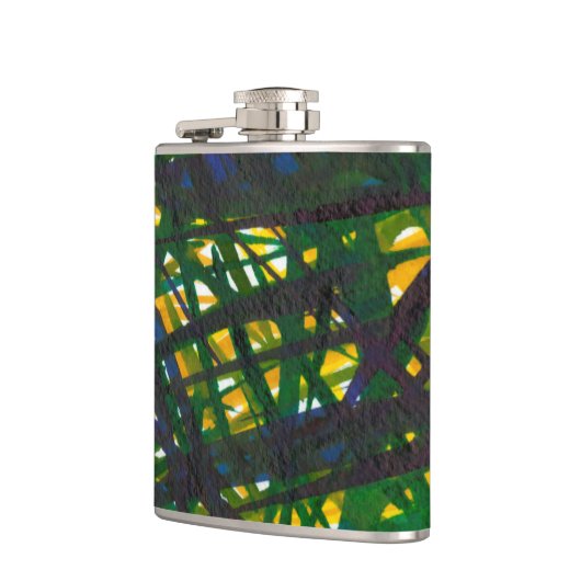 Grüner Thicket II Flachmann (Links)