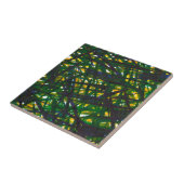 Grüner Thicket II Fliese (Seite)