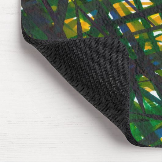 Grüner Thicket II Mousepad (Ecke)