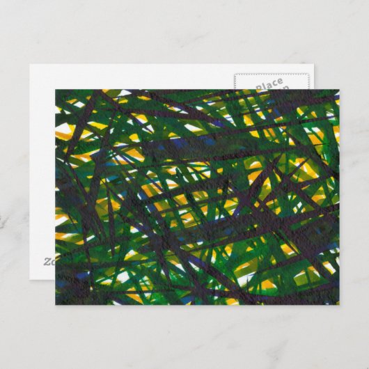 Grüner Thicket II Postkarte (Vorne/Hinten)