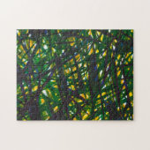Grüner Thicket II Puzzle (Horizontal)