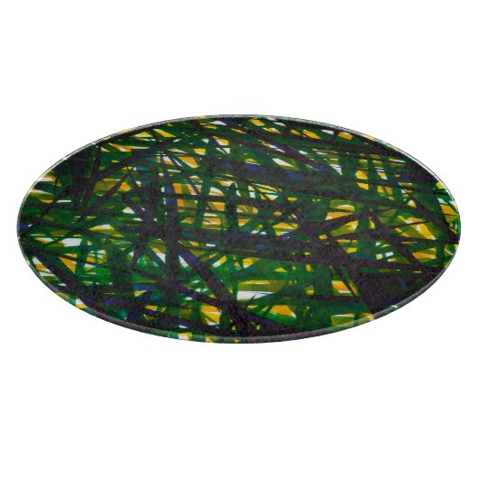 Grüner Thicket II Schneidebrett (Ecke)