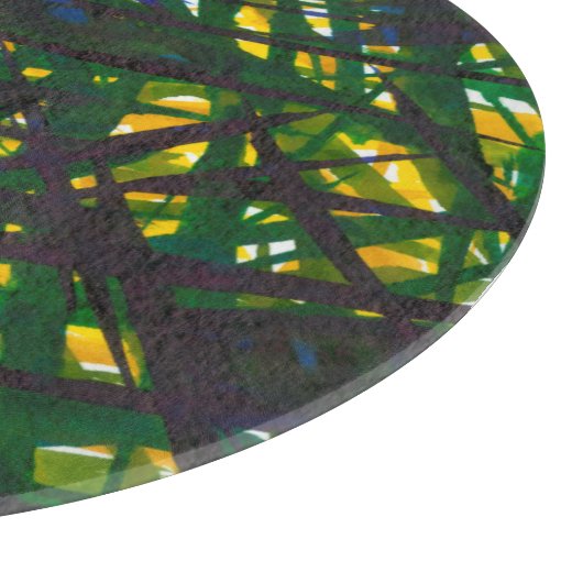 Grüner Thicket II Schneidebrett (Ecke)