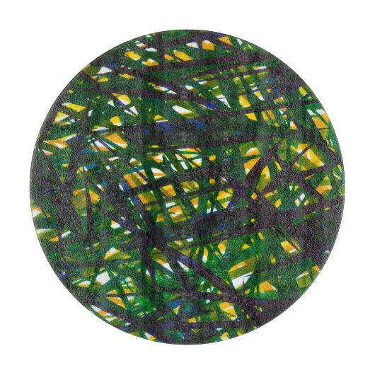 Grüner Thicket II Schneidebrett (Vorderseite)
