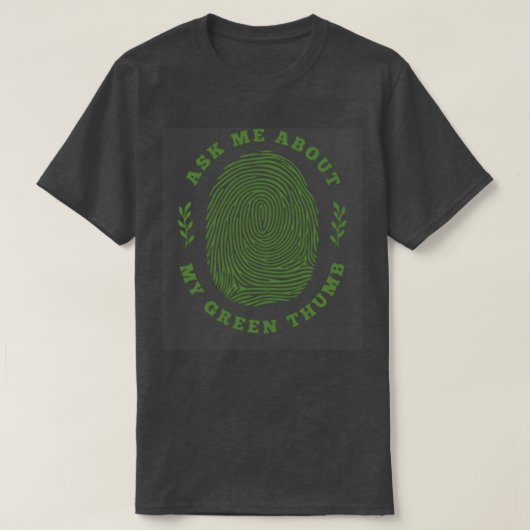 Grüner Thumb 4 T-Shirt (Design vorne)