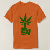 Grüner Thumb (Unkraut) VRS2 T-Shirt (Design vorne)
