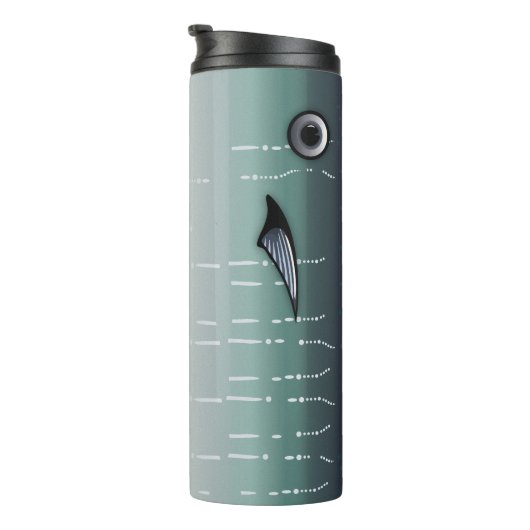 Grüner Thunfisch Thermosbecher (Nach rechts gedreht)