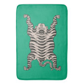 Grüner Tiger Badematte (Vorderseite Vertikal)