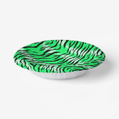 Grüner Tiger Tierhaut Muster Design Pappteller (Gewinkelt)
