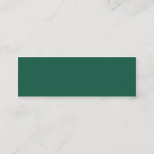 Grüner Tile - Haut Mini Visitenkarte (Rückseite)