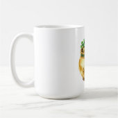 Grüner Topf mit Gold Shamrocks St. Patrick's Day Kaffeetasse (Links)