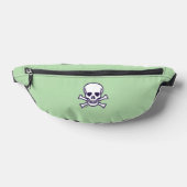 Grüner Totenkopf-Bauchtasche Bauchtasche (Ablage )