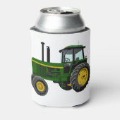 Grüner Traktor Dosenkühler (Kanne Rückseite)
