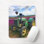 Grüner Traktor in Tulip Field, Oregon Mousepad (Mit Mouse)